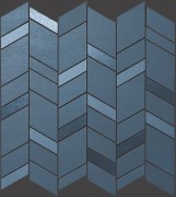 Керамическая Плитка Atlas Concorde Blue mosaico chevron wall