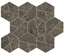 Керамическая Плитка Atlas Concorde Boost stone tobacco mosaico hex