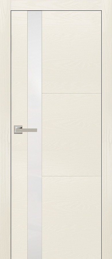 Дверь Лестер-2 лиственница серая( стекло черный лакобель )